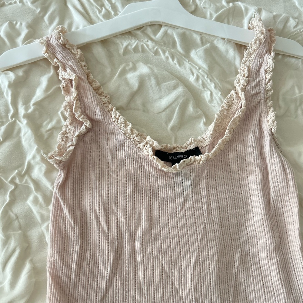 Pink tank top